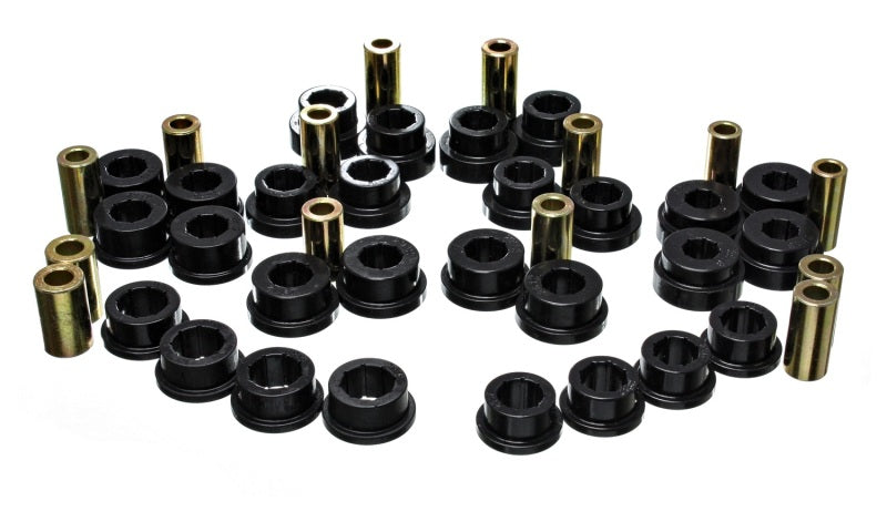 ES Cntrl Arm Bushings - Black - Energy Suspension 13 Scion FR-S / Subaru BRZ Black Front Control Arm Bushing Set