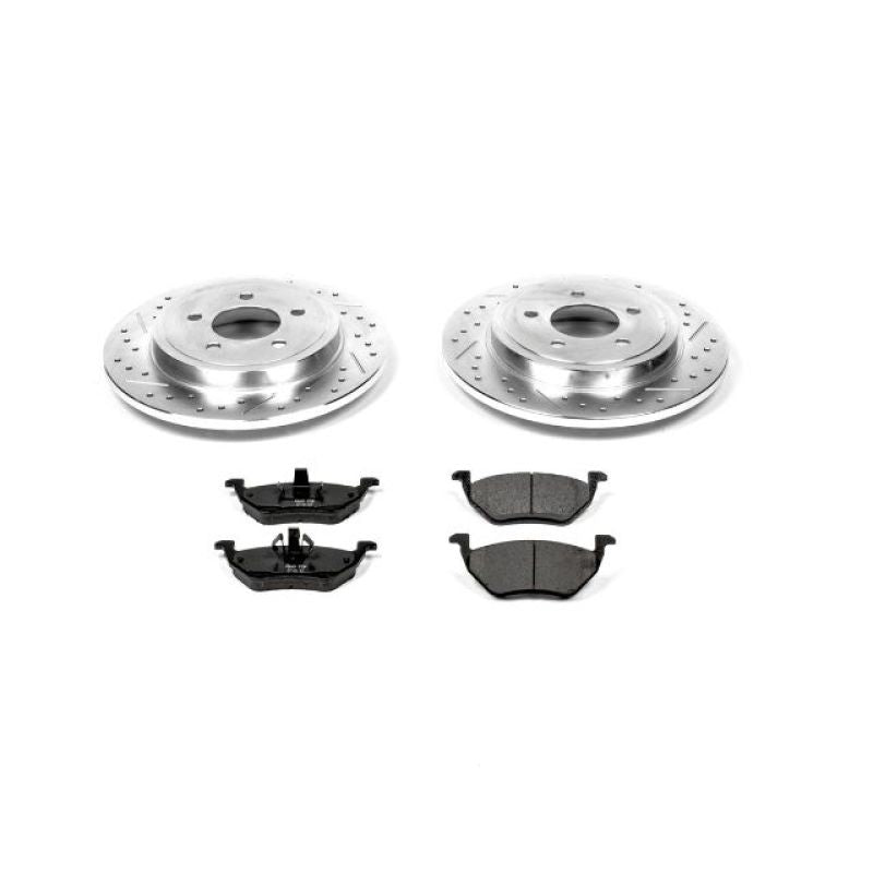 PSB Z23 Evolution Kit - Power Stop 05-08 Ford Escape Rear Z23 Evolution Sport Brake Kit