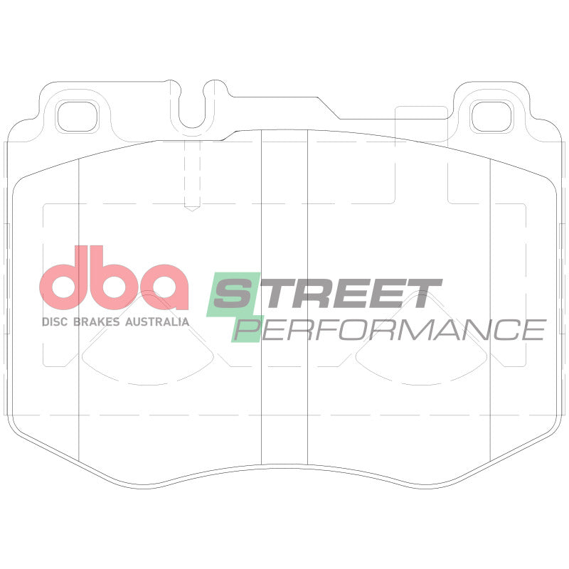 DBA SP Performance Brake Pads - DBA 15-18 Mercedes-Benz C300 (w/Sport Package/AMG Sport Package) Front SP Performance Brake Pads