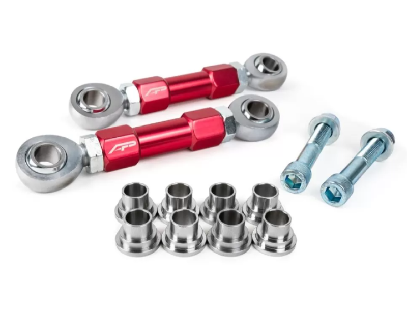 AP Powersports Suspension - Agency Power 17-19 Can-Am Maverick X3 X RS DS RC Rear Adjustable Sway Bar Links - Red