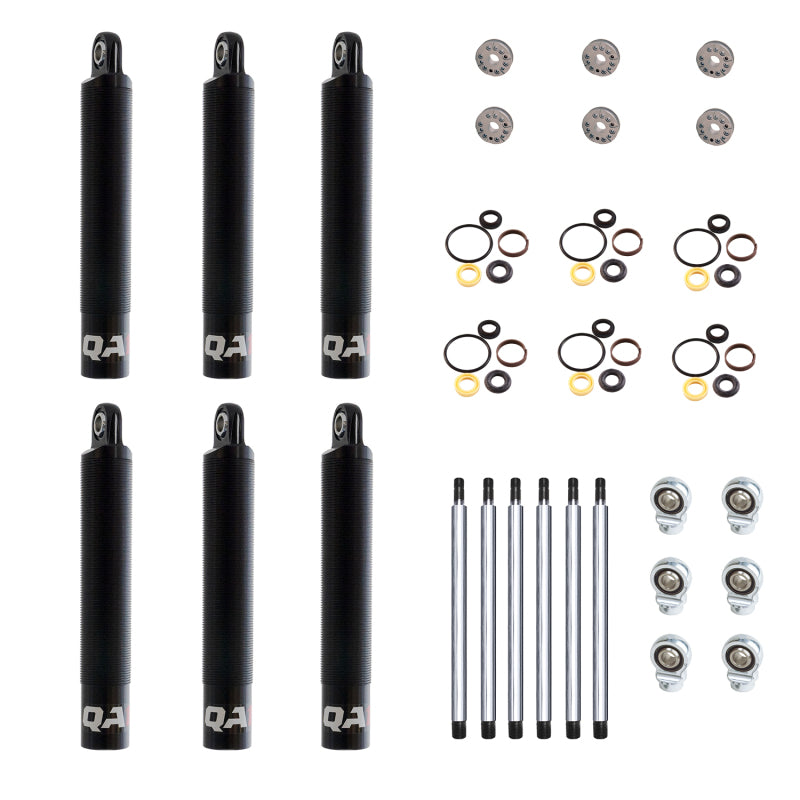 QAP 8Q Series Shocks - QA1 10.75 Eye-B/Eye-B V-None Dry Shock Small Aluminum Coilover 8.13 - 6 Pack