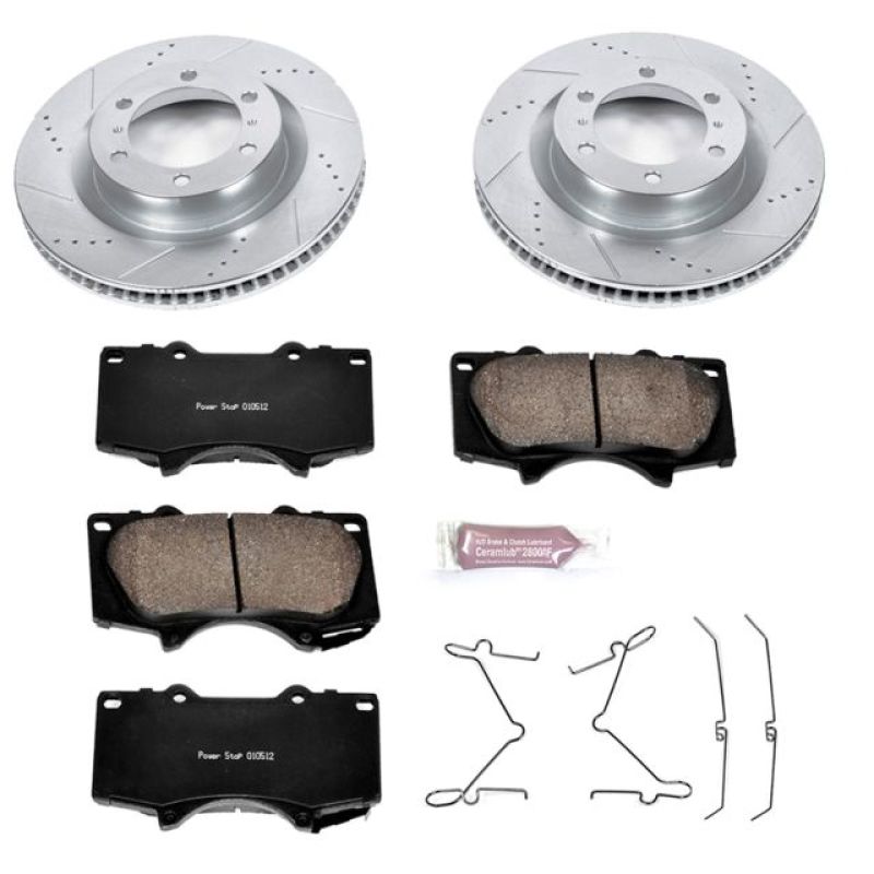 PSB Z23 Evolution Kit - Power Stop 10-19 Lexus GX460 Front Z23 Evolution Sport Brake Kit