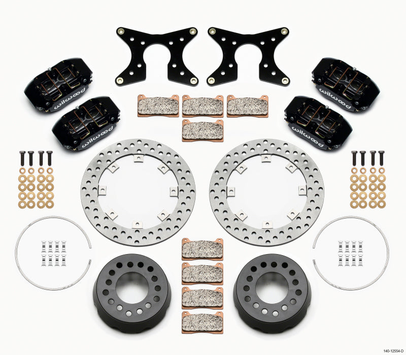 WIL Dynapro Brake Kit - Wilwood Dynapro Lug Mount Dual Rear Dynamic Kit SA Drilled 58-64 Olds/Pont 1/2in Studs