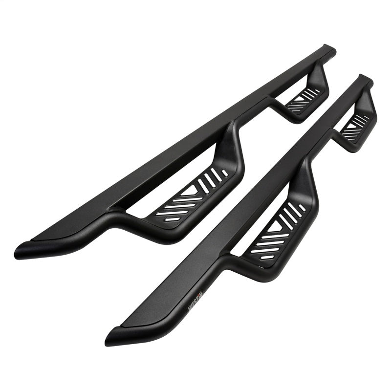 WES Nerf Bars - Outlaw - Westin 05-22 Toyota Tacoma Double Cab Outlaw Drop Nerf Step Bars - Textured Black