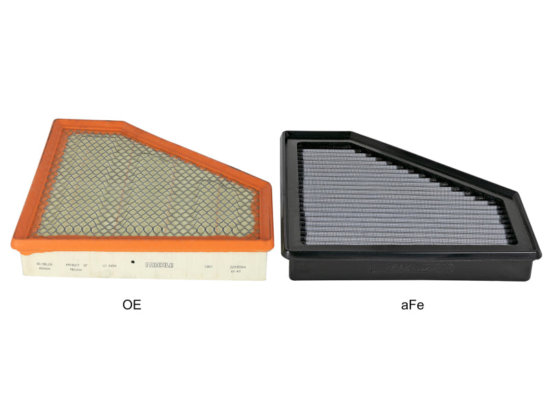 AFE Magnum FLOW OE Replacement Filters - aFe Magnum FLOW OE Replacement Air Filter Cadillac CTS-V 16-19 V8-6.2L (sc)