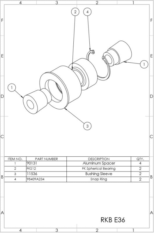 SPP Knuckle Bushings - SPL Parts 90-00 BMW 3 Series (E36/E46) Rear Knuckle Bushings