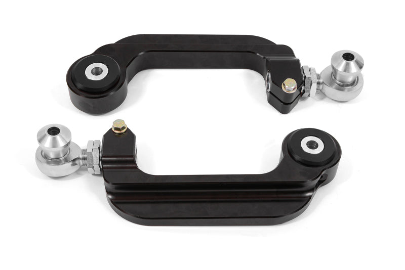BMR Camber Links - BMR 15-21 S550 Mustang Billet Aluminum Camber Links Adjustable (Delrin/Rod ends) - Black Anodized