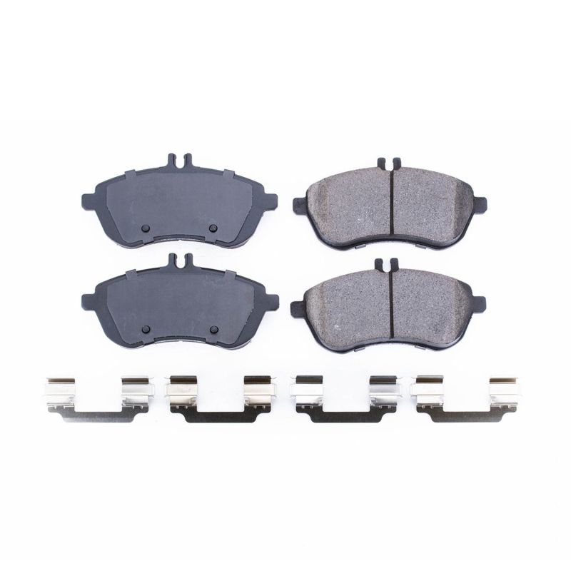 PSB Z17 Evolution Brake Pads - Power Stop 08-09 Mercedes-Benz C230 Front Z17 Evo Ceramic Brake Pad w/Hardware