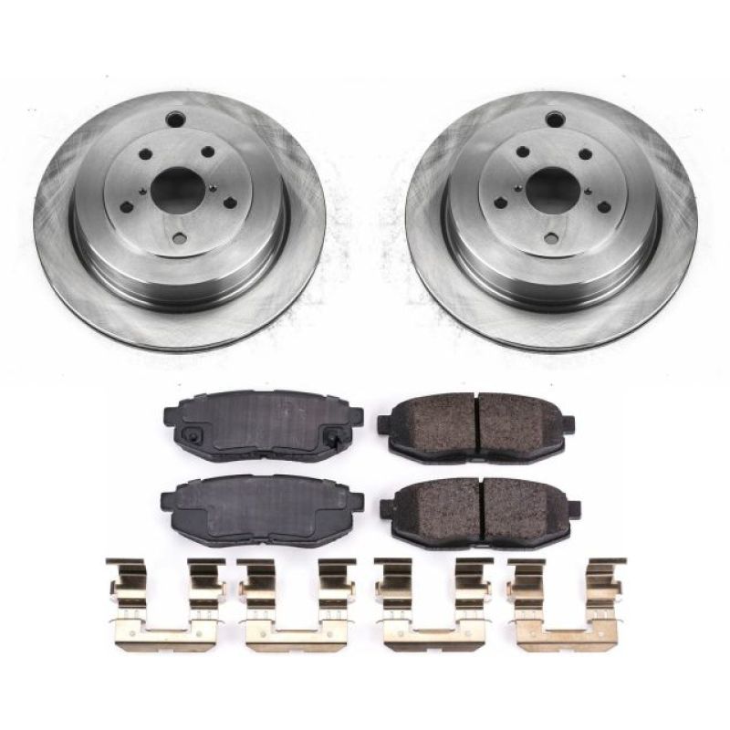 PSB Autospecialty Kit - Power Stop 06-07 Subaru B9 Tribeca Rear Autospecialty Brake Kit