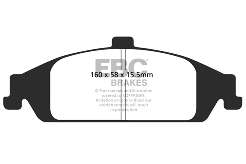 EBC Greenstuff Brake Pad Sets - EBC 98-01 Chevrolet Malibu 2.4 Greenstuff Front Brake Pads