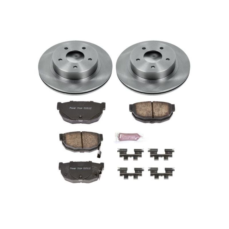 PSB Autospecialty Kit - Power Stop 86-89 Nissan 300ZX Rear Autospecialty Brake Kit