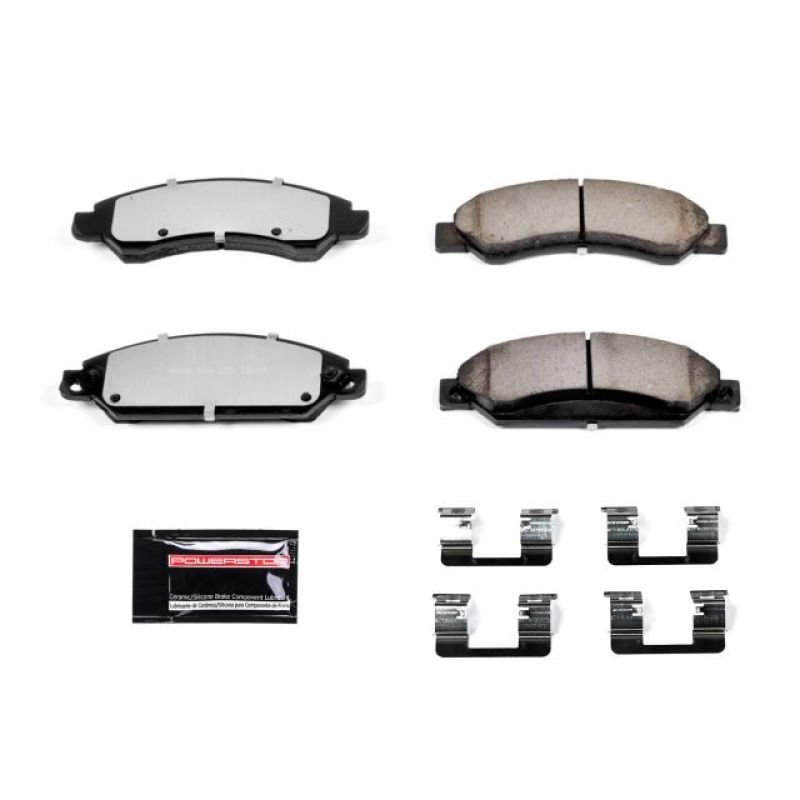 PSB Z36 Truck & Tow Brake Pads - Power Stop 2007 Cadillac Escalade Front Z36 Truck & Tow Brake Pads w/Hardware