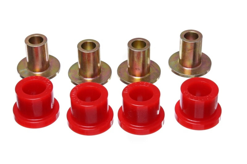 ES Steering Rack Bush - Red - Energy Suspension 07-14 Toyota Tundra Red Rack & Pinion Bushing Set