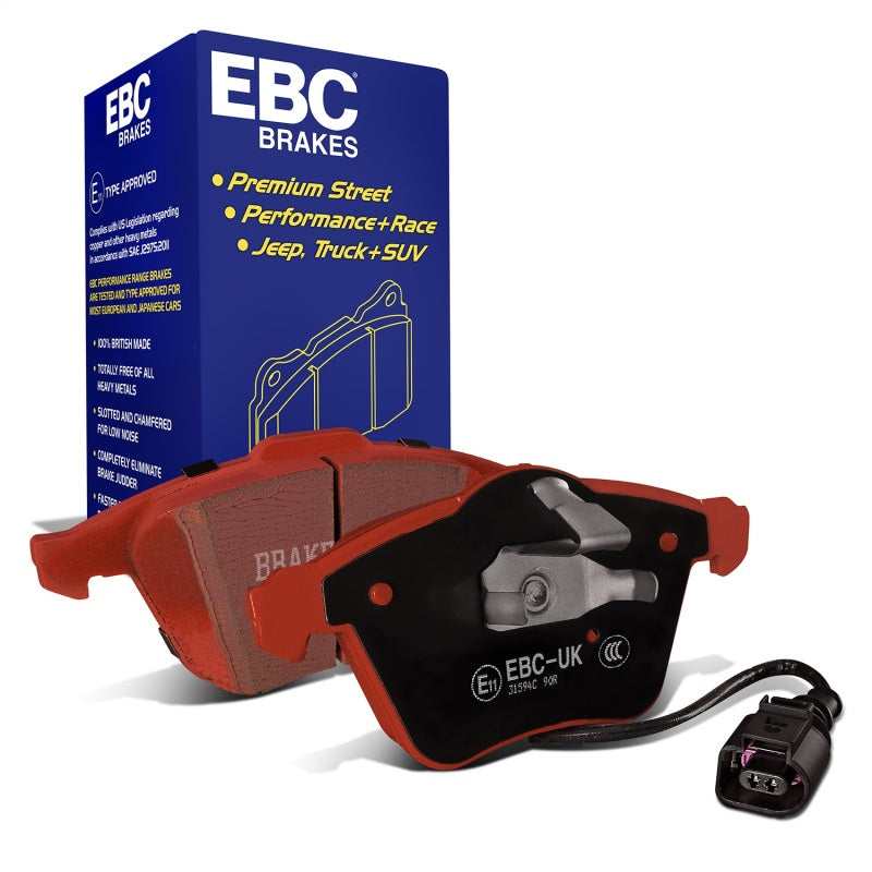 EBC Redstuff Brake Pad Sets - EBC 08-11 Volkswagen CC 3.6 Redstuff Front Brake Pads