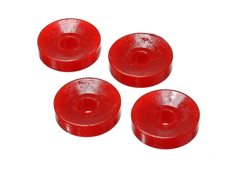 ES Shock Bushings - Red - Energy Suspension 06-11 Honda Civic Red Rear Upper Shock Bushing Set