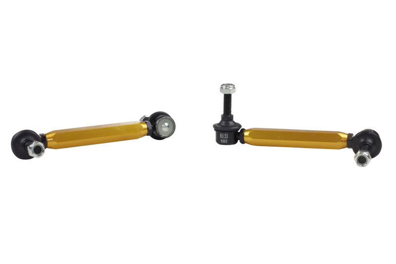 WL Sway Bar Links - Whiteline 07+ Nissan Skyline R35 GT-R Rear Swaybar link kit h/duty-adjustable steel ball