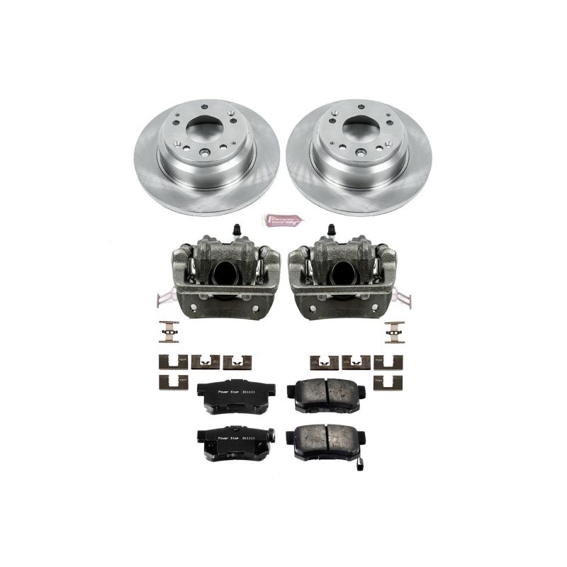 PSB Autospecialty Kit w/Cals - Power Stop 96-98 Acura RL Rear Autospecialty Brake Kit w/Calipers