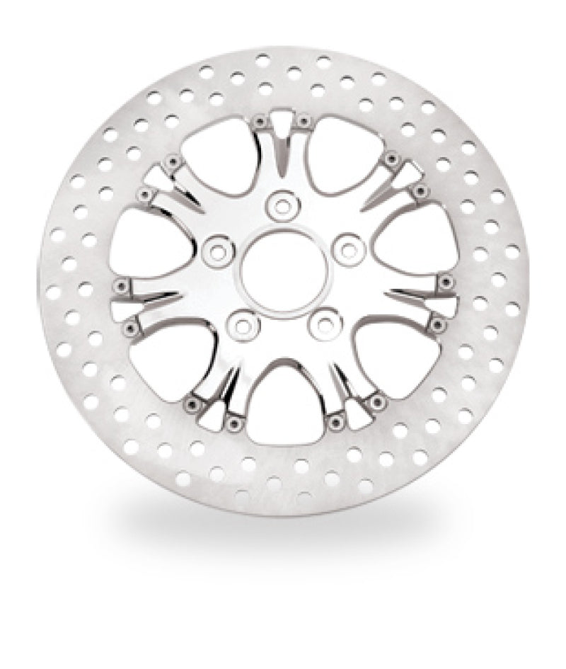 PFM Brake Rotors - Performance Machine Disc/Carr 11.8 Heathen Rear - Chrome