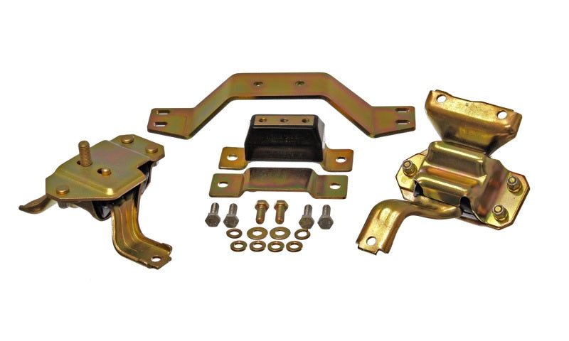ES Eng/Trans Combo Kit - Black - Energy Suspension 99-04 Ford Mustang 4.6L V8 Black Motor & Transmission Mount Set