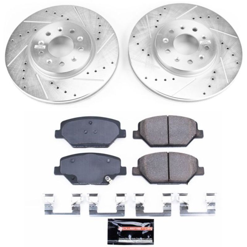 PSB Z23 Evolution Kit - Power Stop 16-18 Buick Envision Front Z23 Evolution Sport Brake Kit