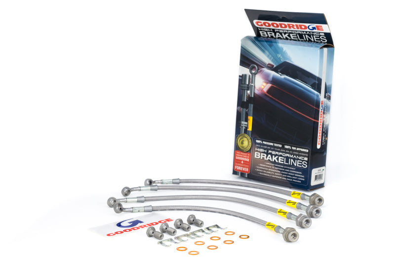 GR G-Stop Brake Line Kits - Goodridge 88-92 Corvette Brake Lines (All Models)