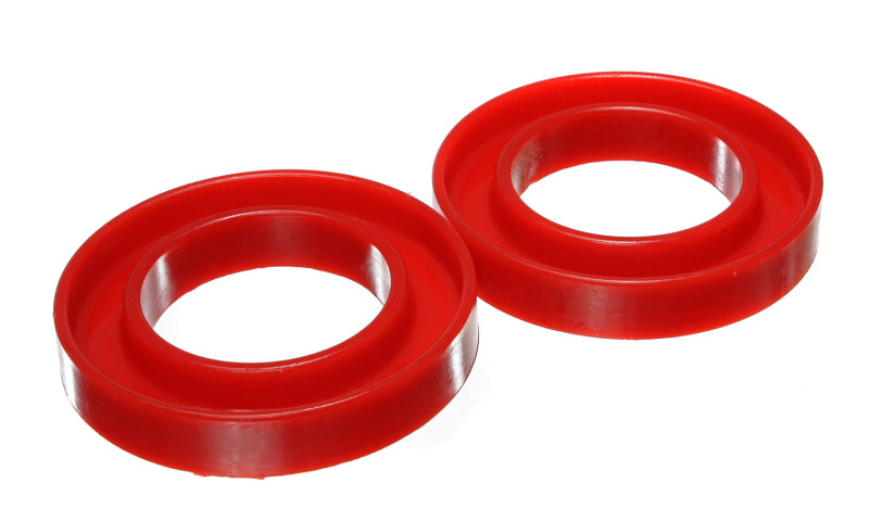 ES Spring Isolators - Red - Energy Suspension R1500 2Wd Front Coil Spring Isolator Set - Red