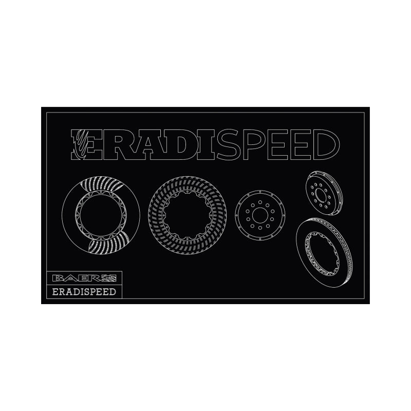 BAE Eradispeed Rotors - Baer Brakes 06-13 Chevy Corvette Z0/Grand Sport Eradispeed+ Front Brake Rotors