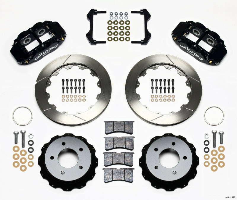WIL Superlite Brake Kit - Wilwood Narrow Superlite 4R Rear Kit 12.88in 84-87 Corvette C4