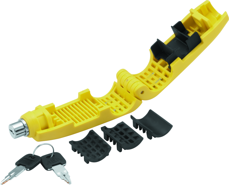 BKM Locks D - Bully Lock Bully Grip Lock - Yellow