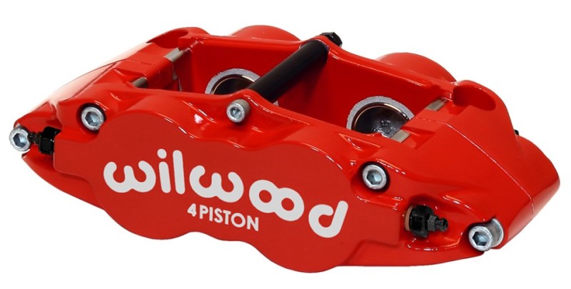 WIL Superlite Caliper - Wilwood Caliper-Narrow Superlite 4R - Red 1.75/1.75in Pistons 1.10in Disc
