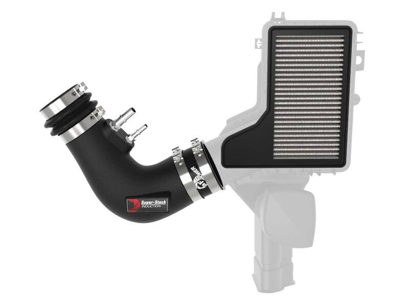 AFE Super Stock Induction System - aFe Super Stock Induction System Pro Dry S Media 15-17 Ford Mustang V6-3.7L