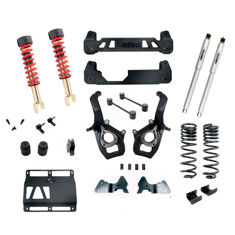 BT Lift Kits - Belltech 2019+ Dodge Ram 1500 2WD (NonClassic) 6-9in. Performance Handling Lift Kit w/ Shocks