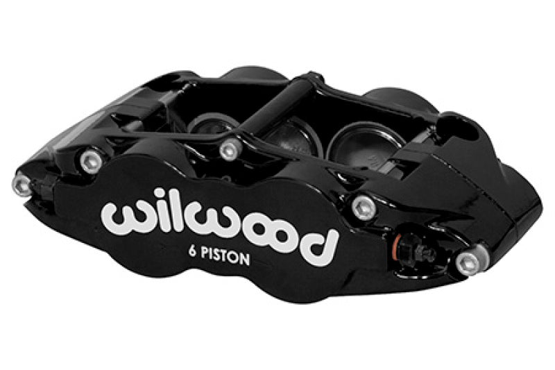 WIL Superlite Caliper - Wilwood Caliper Forged Narrow Superlite R/H FNSL6R-DS Dust Seal 1.62/1.12 1.10in Rotor Width - Black