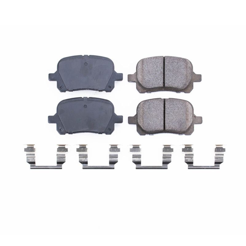 PSB Z17 Evolution Brake Pads - Power Stop 97-01 Lexus ES300 Front Z17 Evolution Ceramic Brake Pads w/Hardware