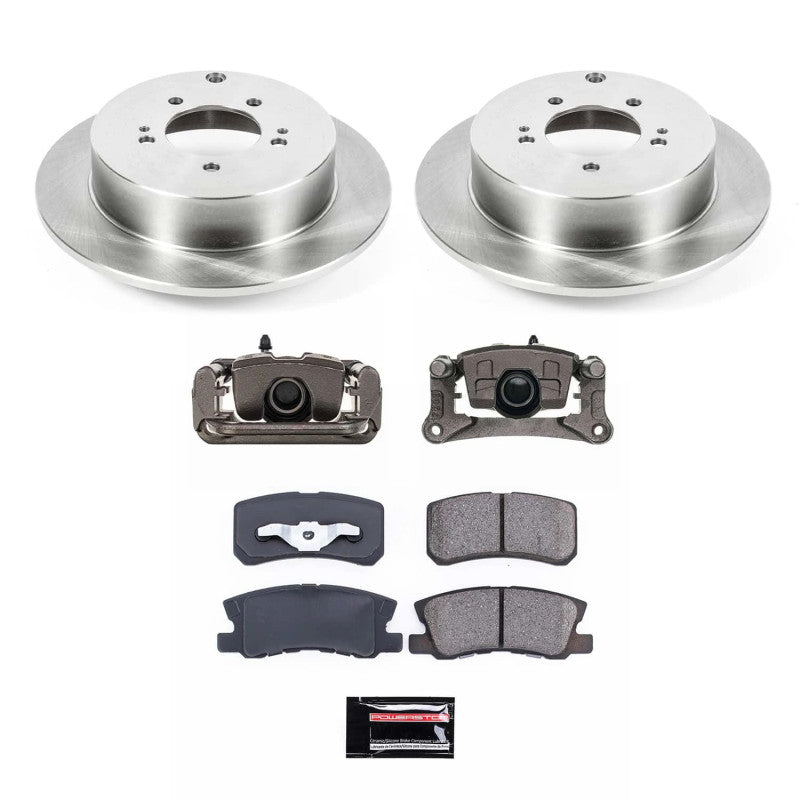 PSB Autospecialty Kit w/Cals - Power Stop 09-15 Mitsubishi Lancer Rear Autospecialty Kit w/Calipers