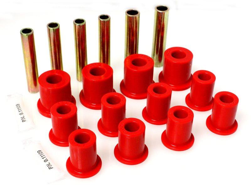 ES Spring/Shackle Bush - Red - Energy Suspension GM 4 X Front Spring Bushing - Red