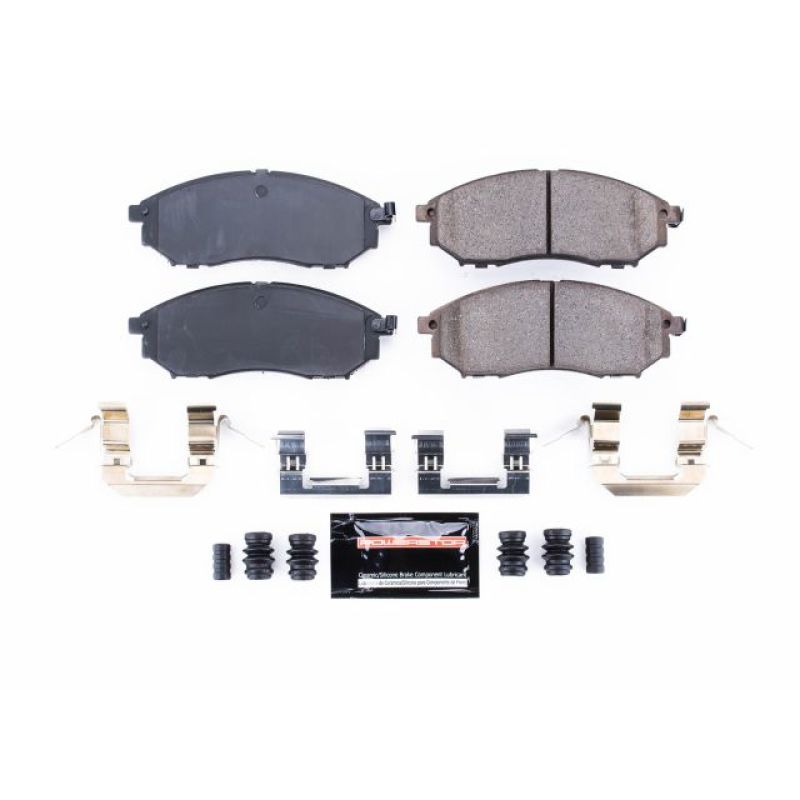 PSB Z23 Evolution Brake Pads - Power Stop 08-12 Infiniti EX35 Front Z23 Evolution Sport Brake Pads w/Hardware