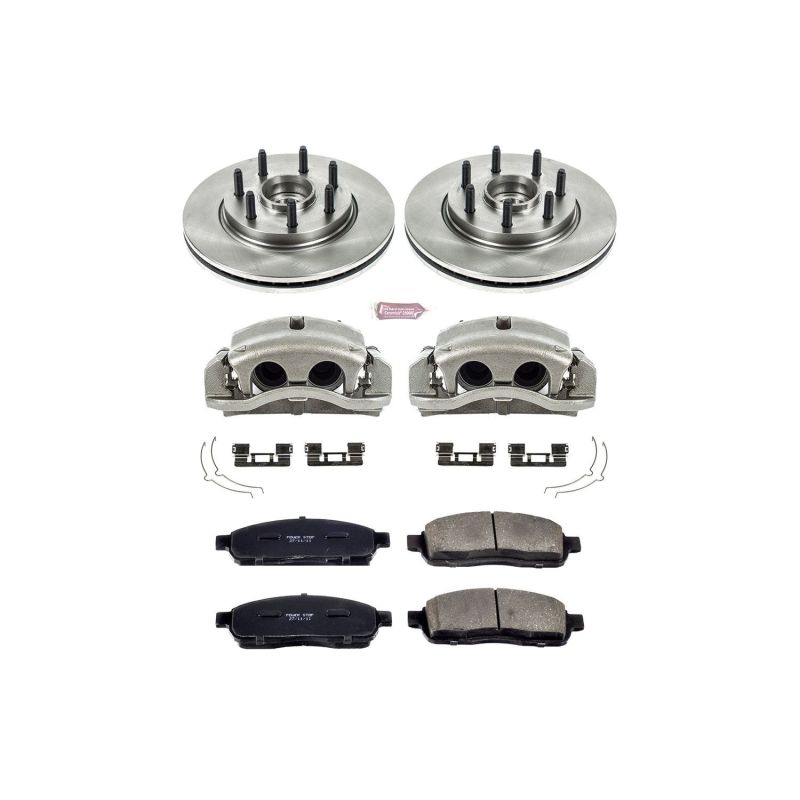 PSB Autospecialty Rotor - Power Stop 2004 Ford F-150 Front Autospecialty Kit w/Cals