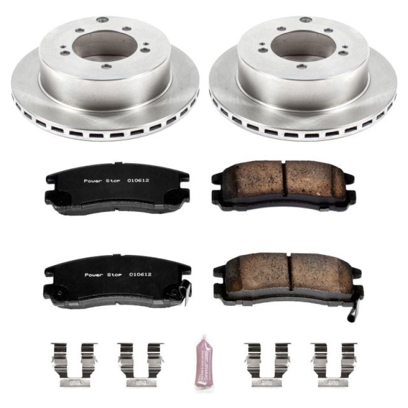 PSB Autospecialty Kit - Power Stop 91-96 Dodge Stealth Rear Autospecialty Brake Kit