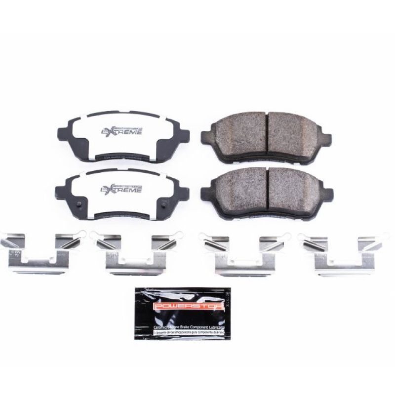 PSB Z26 Extreme Brake Pads - Power Stop 11-19 Ford Fiesta Front Z26 Extreme Street Brake Pads w/Hardware