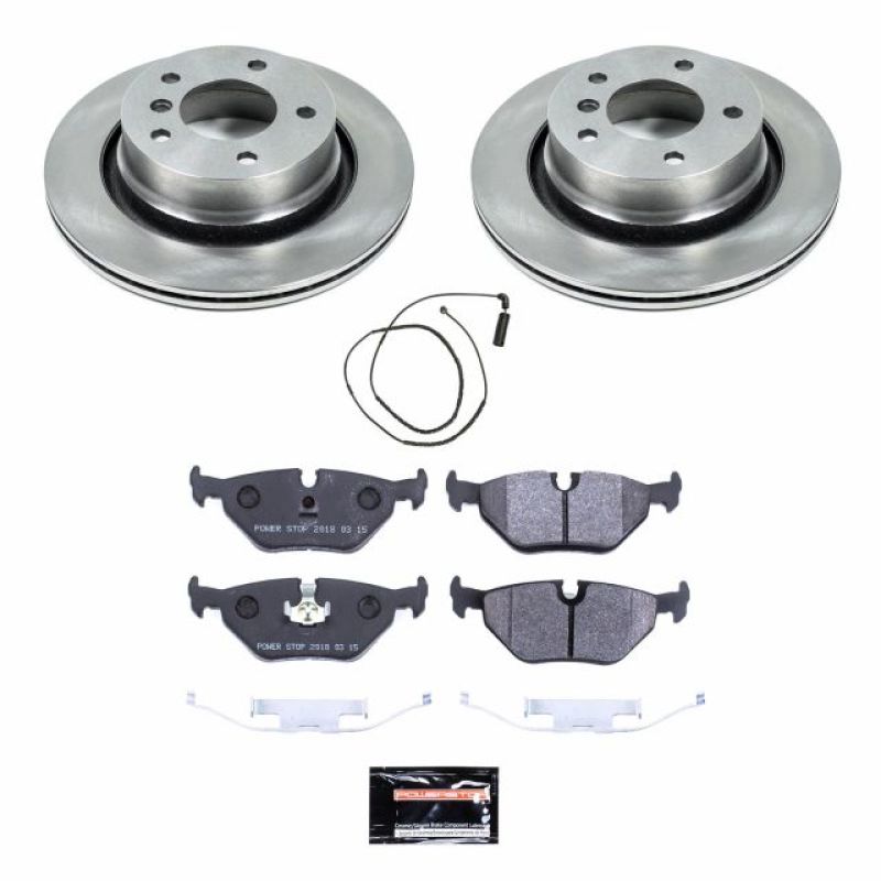 PSB Track Day Kit - Power Stop 2000 BMW 323i Rear Track Day Brake Kit