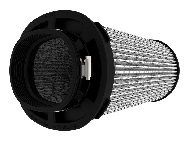 AFE Universal Pro Dry S Filter - aFe MagnumFLOW Air Filter PDS A/F (6x4)F x (8-1/4x6-1/4)B x (7-1/4x5)T x 9in H