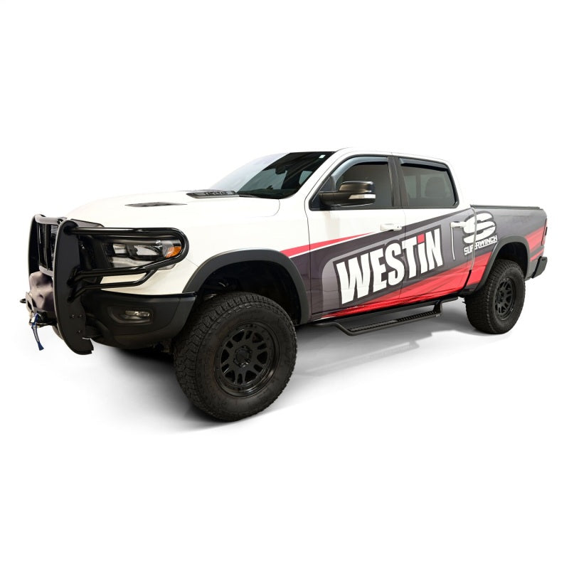 WES Running Boards - Outlaw - Westin 19-25 RAM 1500 CC (Excl. 1500 Classic) Outlaw Drop Running Boards - Tex. Blk