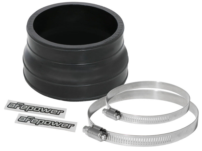 AFE Elbow Reducing Couplers - aFe Magnum FORCE Intake Coupling Kit (3-7/8 IN ID to 3-1/2 IN ID x 2-1/4 IN L) Straight Black