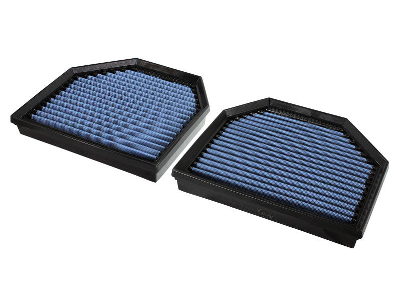 AFE P5R Drop In Air Filter - aFe MagnumFLOW OEM Replacement Air Filter PRO 5R 2015 BMW M3/M4 (F80/F82) 3.0L S55 (tt) Qty. 2