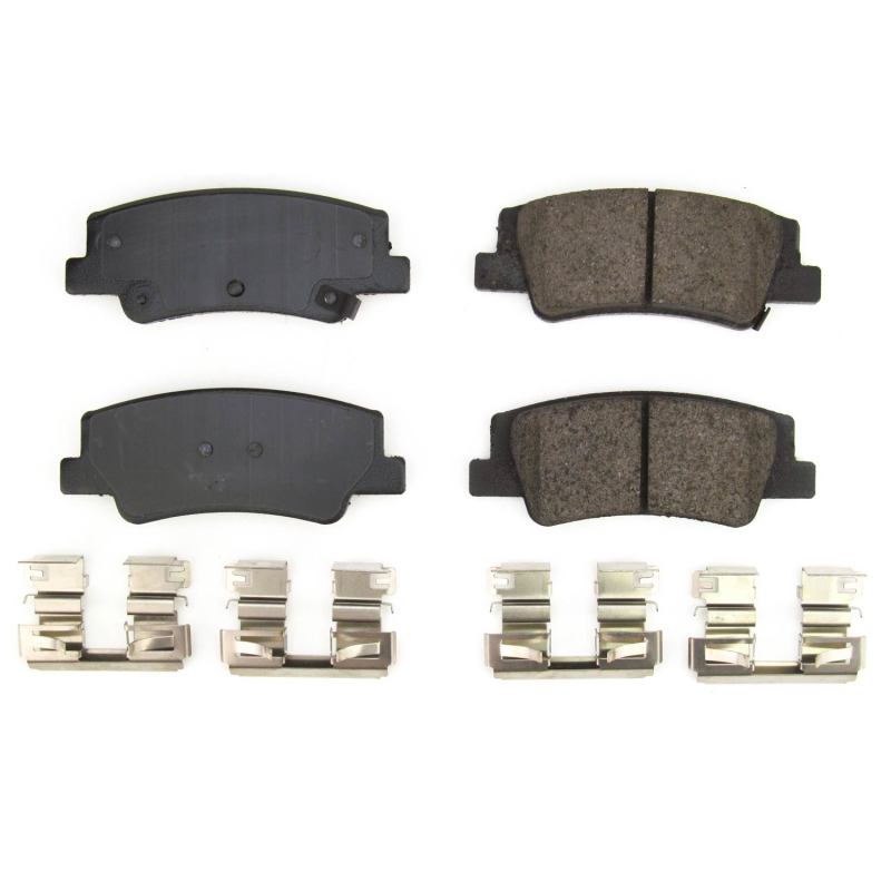 PSB Z17 Evolution Brake Pads - Power Stop 2021 Kia K5 Rear Z17 Evo Ceramic Pad w/Hardware