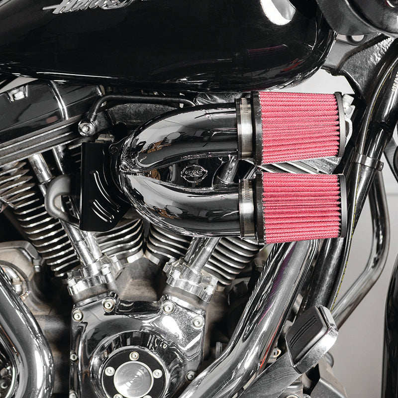 SSC Intake Runner - S&S Cycle 08-16 Touring Intake Runner Induction Kit - Chrome