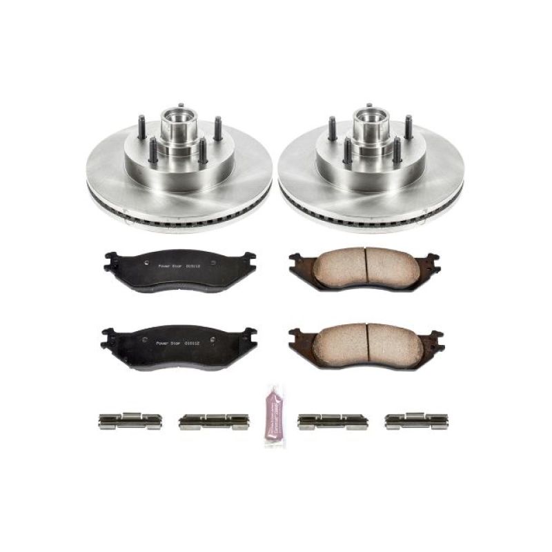 PSB Autospecialty Rotor - Power Stop 04-05 Ford E-150 Club Wagon Front Autospecialty Brake Kit