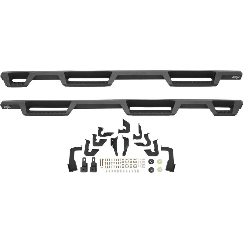 WES Nerf Bars - HDX Drop - Westin 07-18 Chevrolet Silverado 1500 CC 5.5ft Bed HDX Drop W2W Nerf Step Bars - Tex. Blk