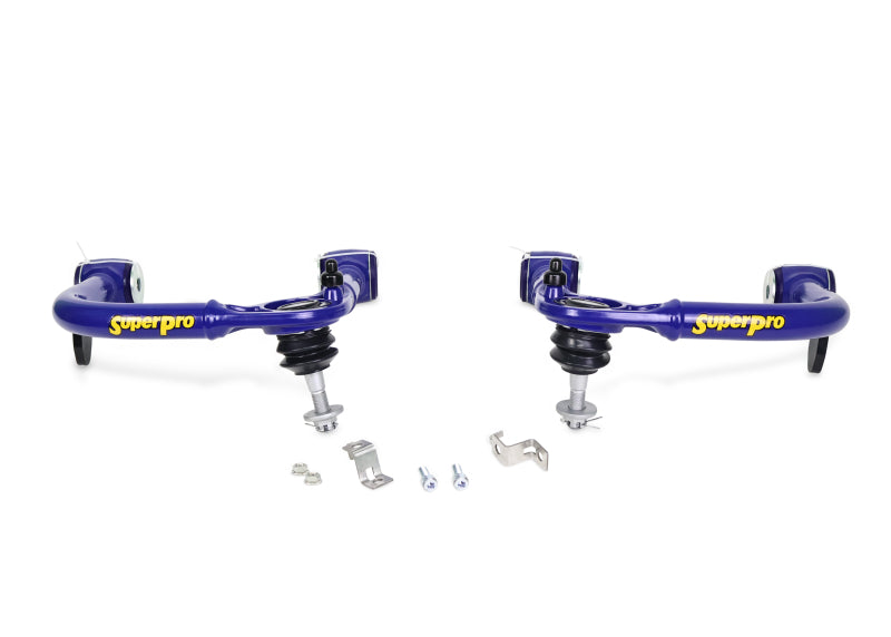 SPR Control Arms - Front - SuperPro 24+ Toyota Tacoma/Land Cruiser / Lexus GX550 Fixed Offset Upper Control Arms